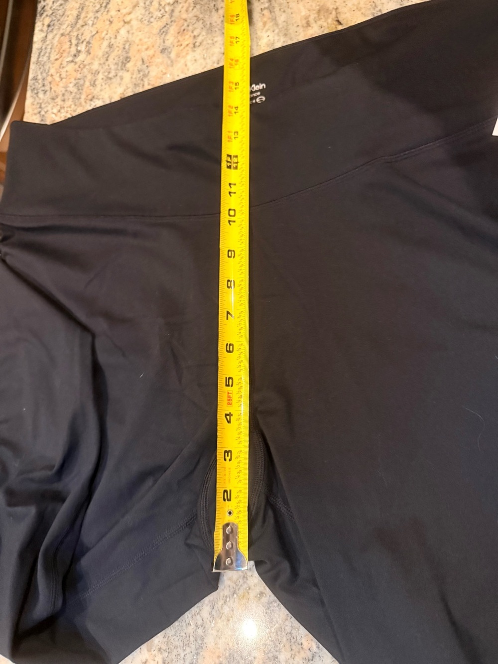 NWT Calvin Klein Performance 3X Black Cropped Leggings Stretch Moisture Wicking - Picture 9 of 13